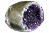 Dark Purple Amethyst Geode - Artigas, Uruguay #152434-2